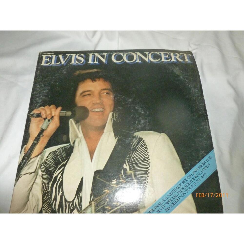 Elvis Presley Elvis In Concert 2 LP‎ Set RARE CPL2 PRESSING RCA Records